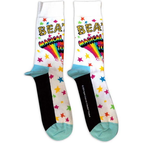 Cover for The Beatles · The Beatles Unisex Ankle Socks: Magical Mystery Tour (White) (UK Size 7 - 11) (CLOTHES) [size M] (2024)