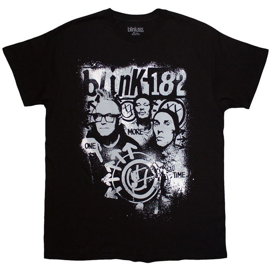 Cover for Blink-182 · Blink-182 Unisex T-Shirt: One More Time Spray Paint (Black) (T-shirt) [size XL] (2025)