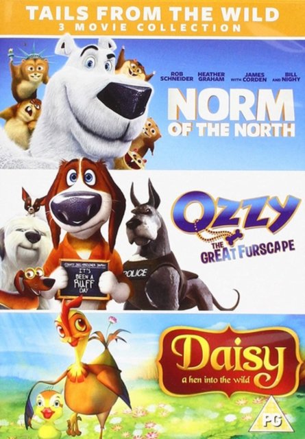 Cover for Trevor Wall · Norm Of The North / Daisy / Ozzy The Great Furscape (DVD) (2017)