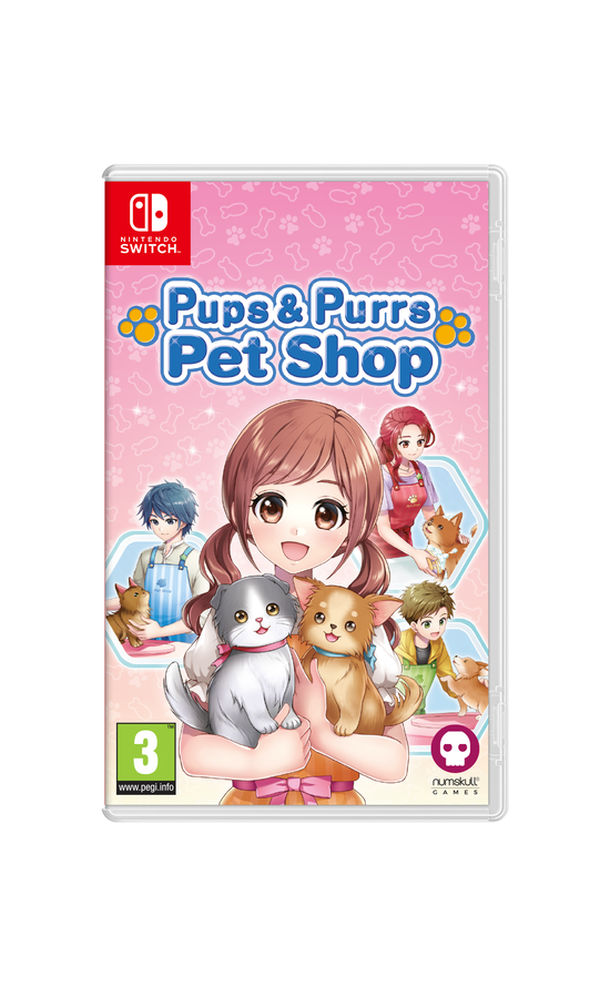 Cover for Numskull Games Ltd · Pups  Purrs Pet Shop (SWITCH) (2023)