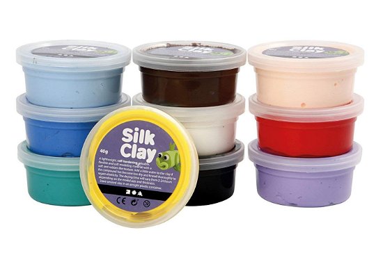 Cover for Silk Clay · Silk Clay - Basiskleuren 10x40gr. (Leksaker) (2018)