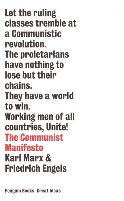 Cover for Karl Marx · The Communist Manifesto - Penguin Great Ideas (Taschenbuch) [1. Ausgabe] (2004)