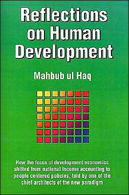 Cover for Mahbub Ul Haq · Reflections on Human Development (Pocketbok) (1996)