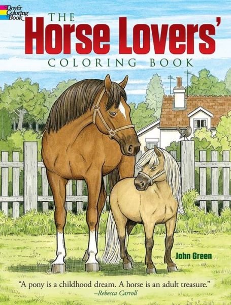 Cover for John Green · The Horse Lovers' Coloring Book (Paperback Book) (2022)