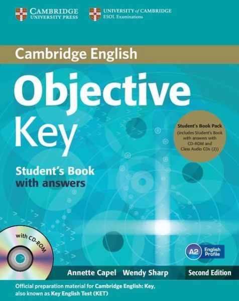 Cover for Annette Capel · Objective Key Student's Book Pack (Student's Book with Answers with CD-ROM and Class Audio CDs (2)) - Objective (Book) [2 Revised edition] (2012)