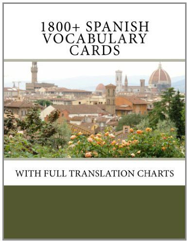 Cover for Fran Lafferty · 1800+ Spanish Vocabulary Cards: with Full Translation Charts (Paperback Book) [Spanish edition] (2013)