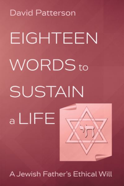 Cover for David Patterson · Eighteen Words to Sustain a Life (Bok) (2023)