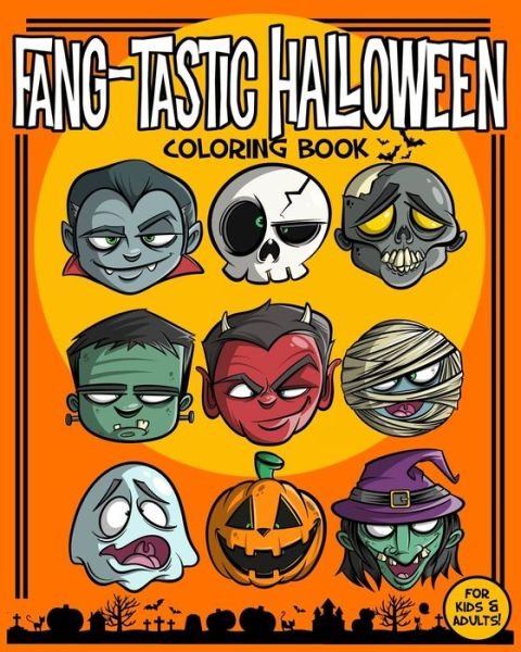 Cover for Flag City Coloring Books · Fang-Tastic Halloween Coloring Book (Taschenbuch) (2019)