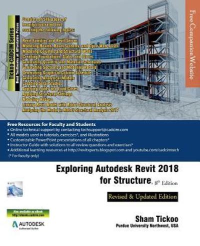 Cover for Prof Sham Tickoo Purdue Univ · Exploring Autodesk Revit 2018 for Structure (Paperback Bog) (2017)