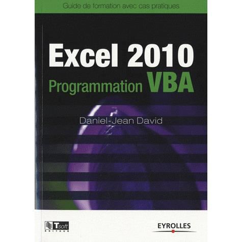 Cover for Daniel-Jean David · Excel 2010 Programmation VBA (Pocketbok) (2010)