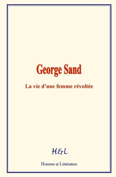 Cover for Joseph O D'Haussonville · George Sand (Paperback Book) (2017)