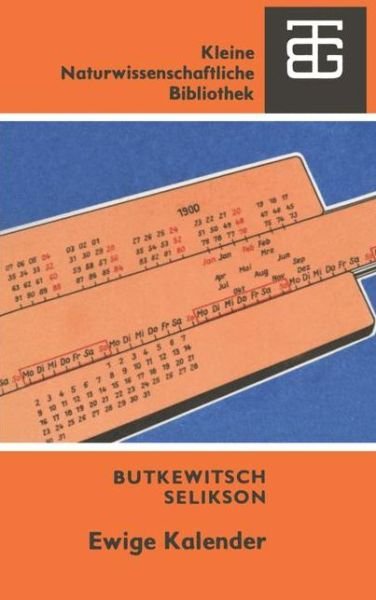 Cover for A W Butkewitsch · Ewige Kalender (Paperback Bog) (1989)