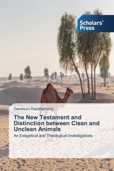 Cover for Razafiarivony Davidson · The New Testament and Distinction Between Clean and Unclean Animals (Pocketbok) (2015)