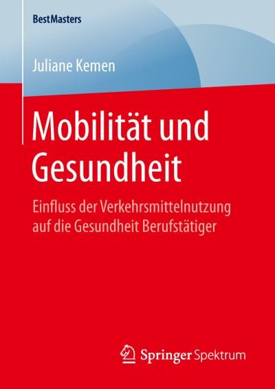 Cover for Kemen · Mobilität und Gesundheit (Bok) (2016)