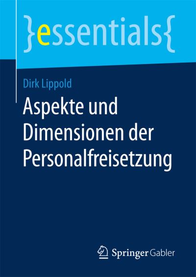 Aspekte und Dimensionen der Per - Lippold - Books - - 9783658164935 - December 2, 2016
