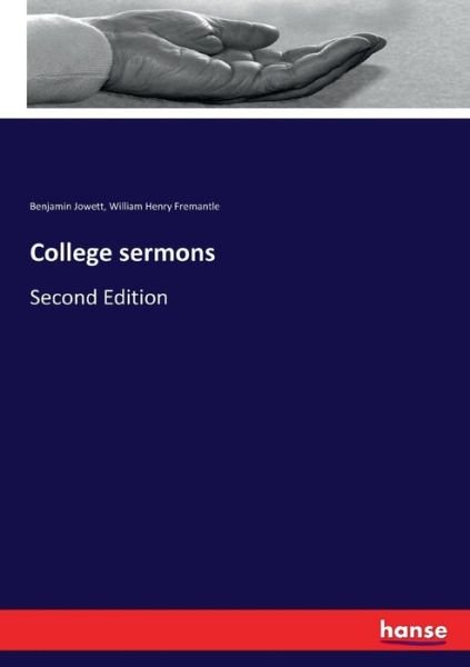 Cover for Benjamin Jowett · College sermons: Second Edition (Pocketbok) (2017)