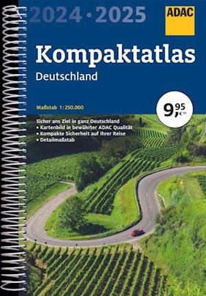 Cover for Mair-Dumont · ADAC KompaktAtlas Deutschland 2024/2025 (Spiral Book) (2023)