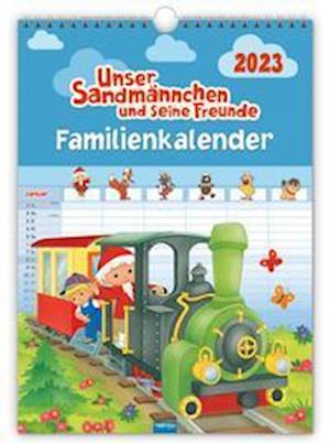 Trötsch Unser Sandmännchen XL-Familienplaner Familienkalender Unser Sandmännchen und seine Freunde 2023 - Trötsch Verlag GmbH & Co. KG - Merchandise - Trötsch Verlag GmbH - 9783965527935 - May 19, 2022