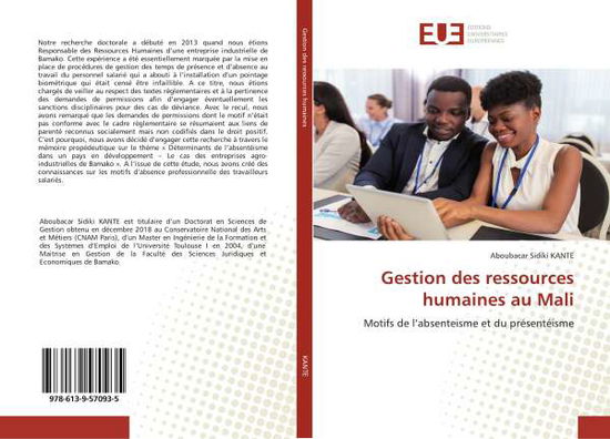 Cover for Kante · Gestion des ressources humaines a (Book)