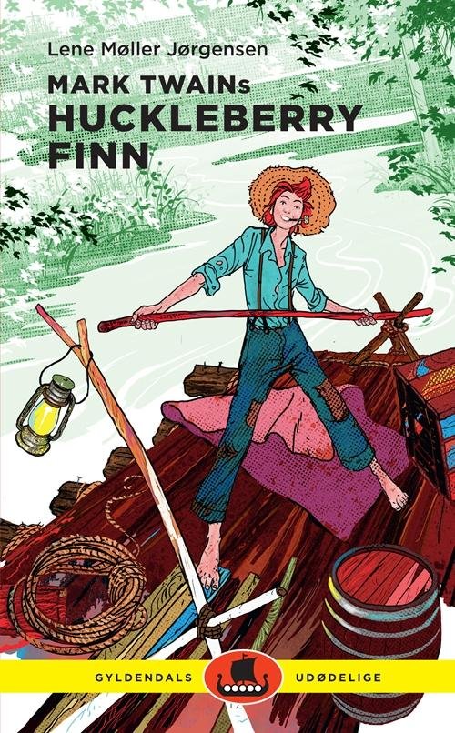 Cover for Lene Møller Jørgensen · Gyldendals udødelige: Mark Twains Huckleberry Finn (Inbunden Bok) [1:a utgåva] (2015)
