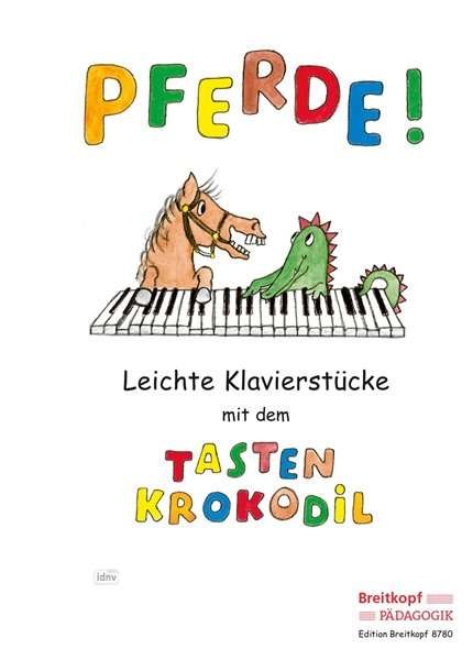 Cover for Pferde!Leichte Klav.Tastenkrokod.EB8780 (Book) (2018)
