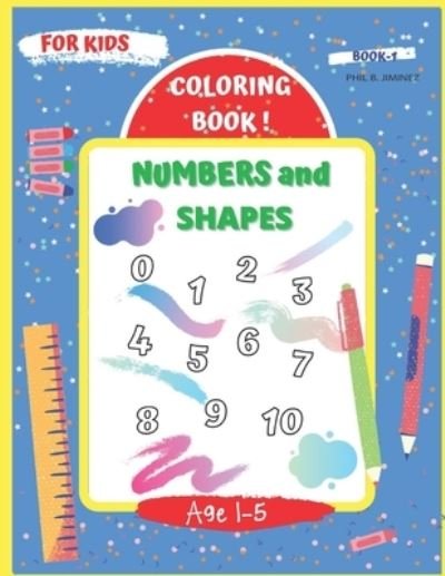 Cover for Phil B Jiminez · Coloring Book! number and shapes (Paperback Book) (2020)