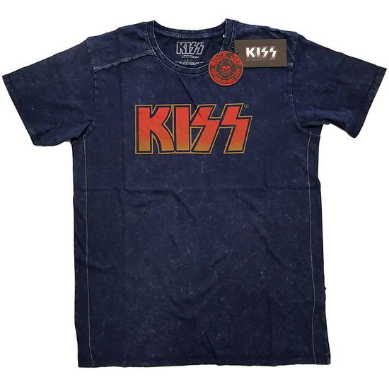 KISS Unisex T-Shirt: Classic Logo (Wash Collection) - Kiss - Merchandise -  - 9950670128935 - 