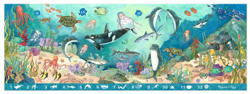 Search & Find Beneath the Waves Floor (48 Pc): Puzzles (Cardboard) - Floor Puzzles - Melissa & Doug - Inne - Melissa & Doug - 0000772044936 - 17 maja 2012