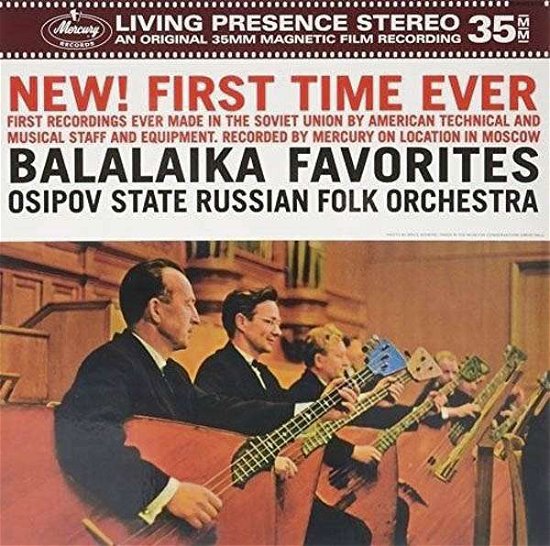 Cover for Gnutov / Osipov State Russian Folk Orchestra · Balalaika Favourites (LP) [180 gram edition] (2016)