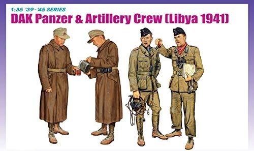 Cover for Dragon · Dak Panzer En Artillery Crew Libya 1941 (Toys)