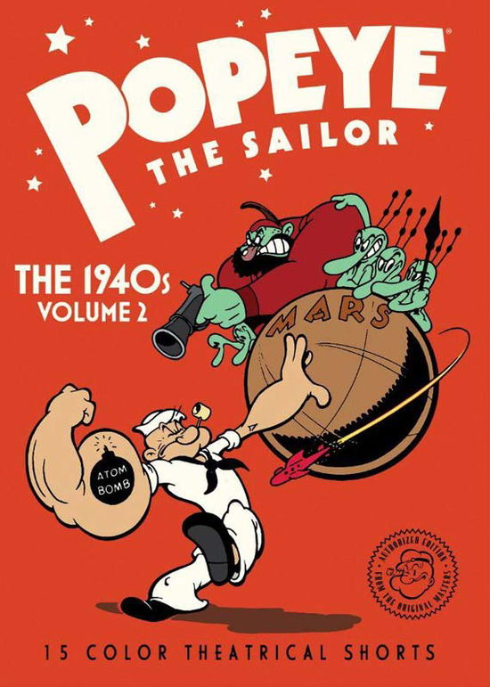 Cover for Popeye the Sailor: 1940s - Vol 2 (DVD) (2019)