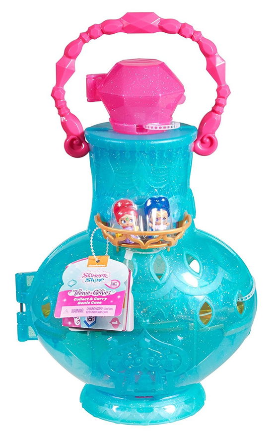 9694 - Shimmer and Shine Teenie Genies Collect and Carry Genie Case - Fisher Price - Merchandise - Mattel - 0887961357936 - 