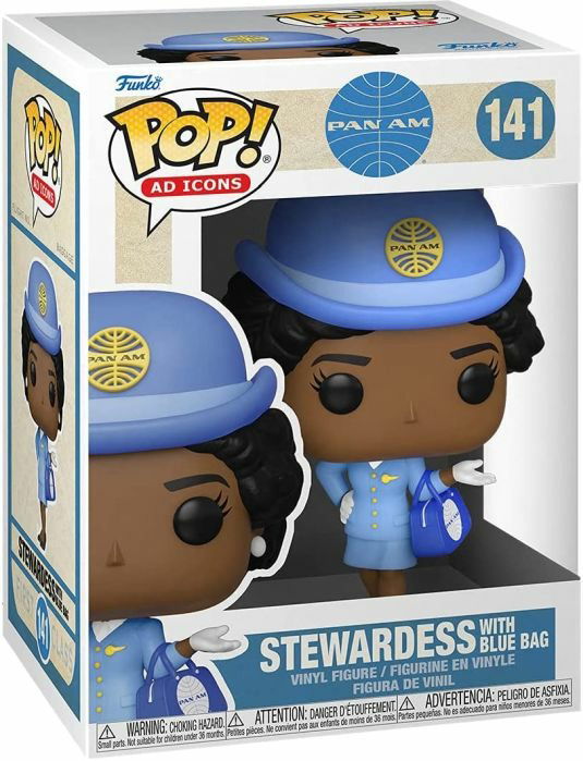 Pan Am- Stewardess W/ Blue Bag - Funko Pop! Ad Icons: - Merchandise - Funko - 0889698578936 - October 20, 2021