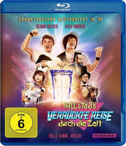 Cover for Bill &amp; Teds verrückte Reise durch die Zeit (Blu · Ray)-movie (Blu-ray/DVD) (2020)