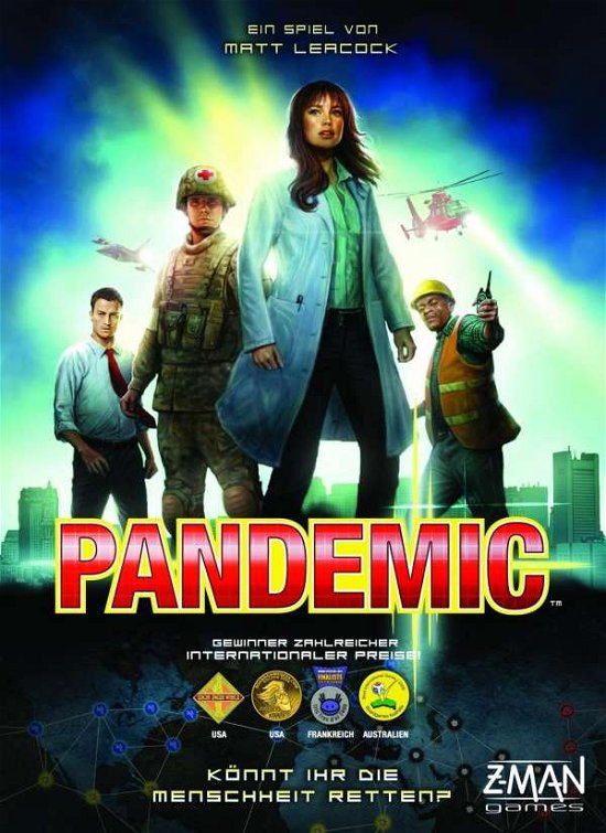 691100 - Pandemic - Grundspiel - Deutsch Version - Asmodee - Merchandise - ASMODEE - 4015566025936 - January 24, 2018