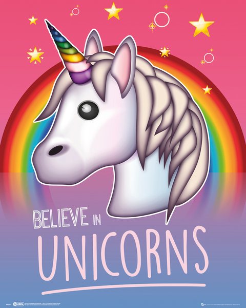 Cover for Emoji · Emoji - Believe In Unicorns (poster Mini 40x50 Cm) (MERCH)