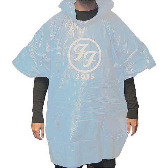 Cover for Foo Fighters · Foo Fighters Unisex Poncho: Black FF (Ex-Tour) (Klær)