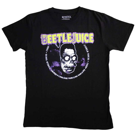 Beetlejuice Unisex T-Shirt: 1988 World Tour - Beetlejuice - Merchandise -  - 5056737229936 - 