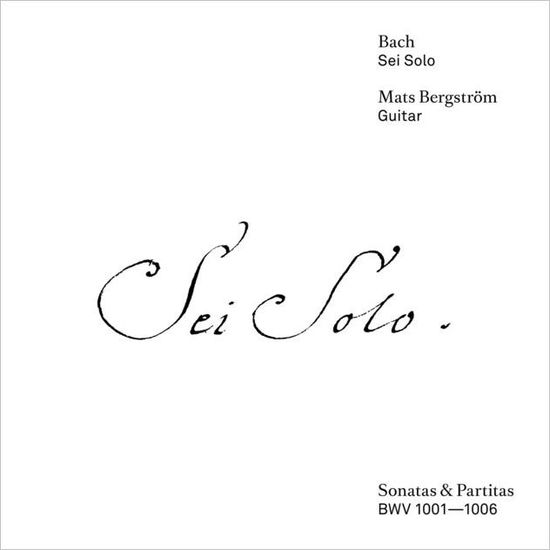 Cover for Mats Bergstrom · Sei Solo (CD) (2017)