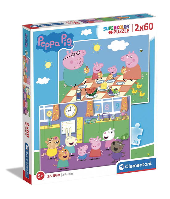 Cover for Clementoni · Clementoni Puzzel Peppa Pig 2x60st. (Zabawki)