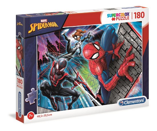Cover for Clementoni · Puslespil Spiderman, 180 brikker (Jigsaw Puzzle) (2023)