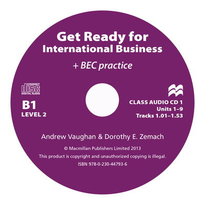 Cover for Dorothy Zemach · Get Ready For International Business 2 Class Audio CD [BEC] (Audiobook (CD)) (2013)