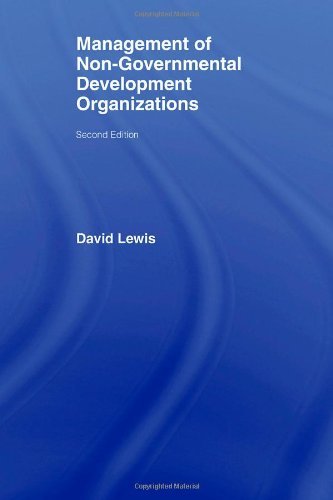 Cover for David Lewis · The Management of Non-Governmental Development Organizations (Taschenbuch) (2006)