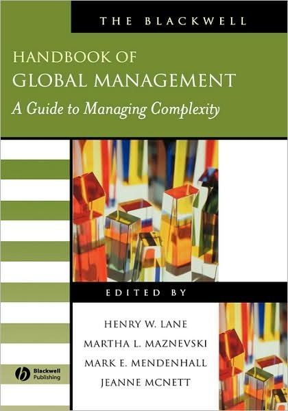 Cover for HW Lane · The Blackwell Handbook of Global Management: A Guide to Managing Complexity - Blackwell Handbooks in Management (Gebundenes Buch) (2003)