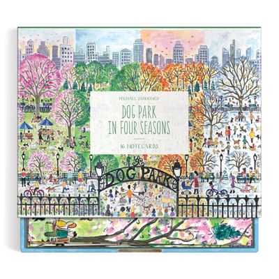 Michael Storrings Dog Park in Four Seasons Greeting Card Assortment - Galison - Livros - Galison - 9780735377936 - 2 de fevereiro de 2023