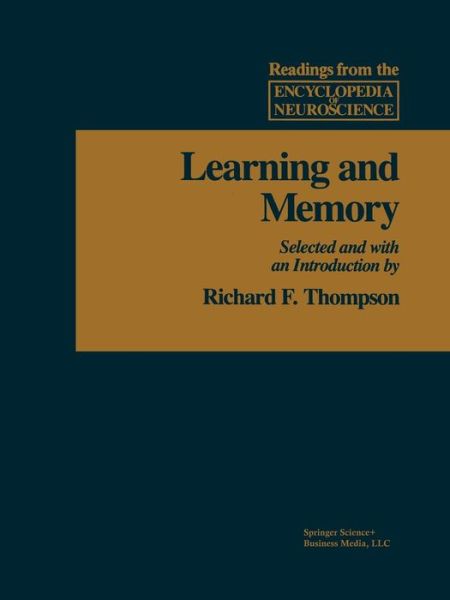 Cover for Adelman · Learning and Memory - Readings from the Encyclopedia of Neuroscience (Paperback Book) [1989 edition] (1989)