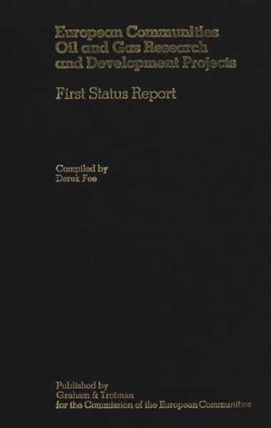 Cover for Commission of the European Communities. (Cec) Dg for Energy · European Community Oil and Gas Research and Development Projects (Hardcover Book) (1982)