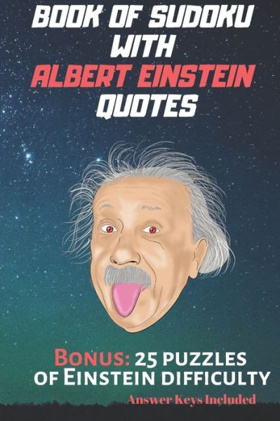 Cover for Sudoku Books · Book of Sudoku with Albert Einstein quotes (Paperback Book) (2019)