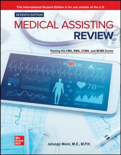 Cover for Jahangir Moini · ISE Medical Assisting Review: Passing The CMA, RMA, and CCMA Exams (Paperback Bog) (2021)