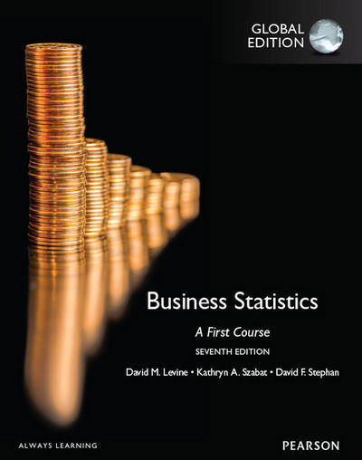 Cover for David Levine · Business Statistics: A First Course, Global Edition (Paperback Book) (2015)